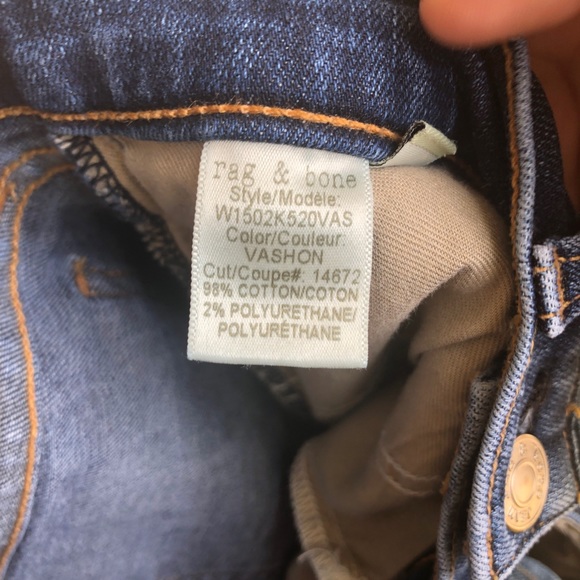 rag &‎ bone | ripped knee skinny jean in Vashon - Picture 7 of 8